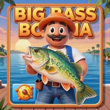 Big Bass Bonanza Slot mit Angler und goldenem Fisch, Bonus Buy Feature